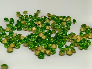 Peridot Chaton Rhinestones