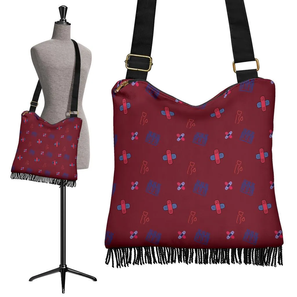 Phlebotomist Red Crossbody Handbag Crossbody Handbag for Phlebotomist bag Gift for Women Crossbody gift for women saddlebag gift for doctor crossbody gift bag nurse travel bag