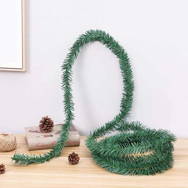 Pine Artificial Fir Garland Christmas-زينة شجرة
