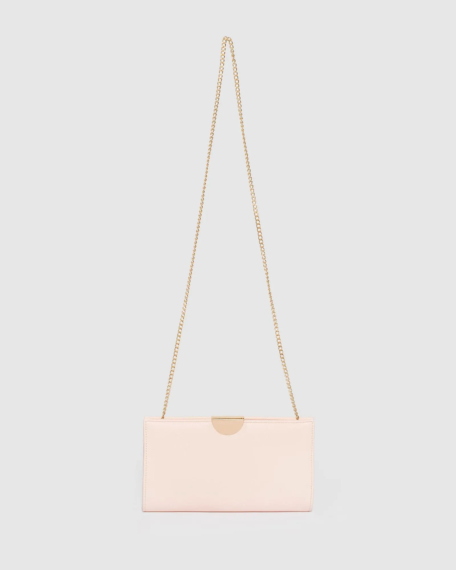 Pink Carlie Clutch Bag