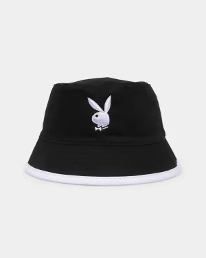 Playboy Playboy Bunny All Over Reversible Bucket Hat Black/White