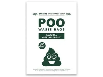 POO Dog Waste Bags (60 bags) - Mint Scented