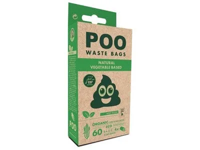 POO Dog Waste Bags (60 bags) - Mint Scented