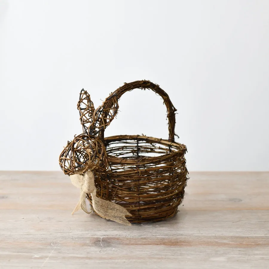 Rattan Bunny Basket