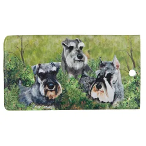 Schnauzer Portrait Bag Tag