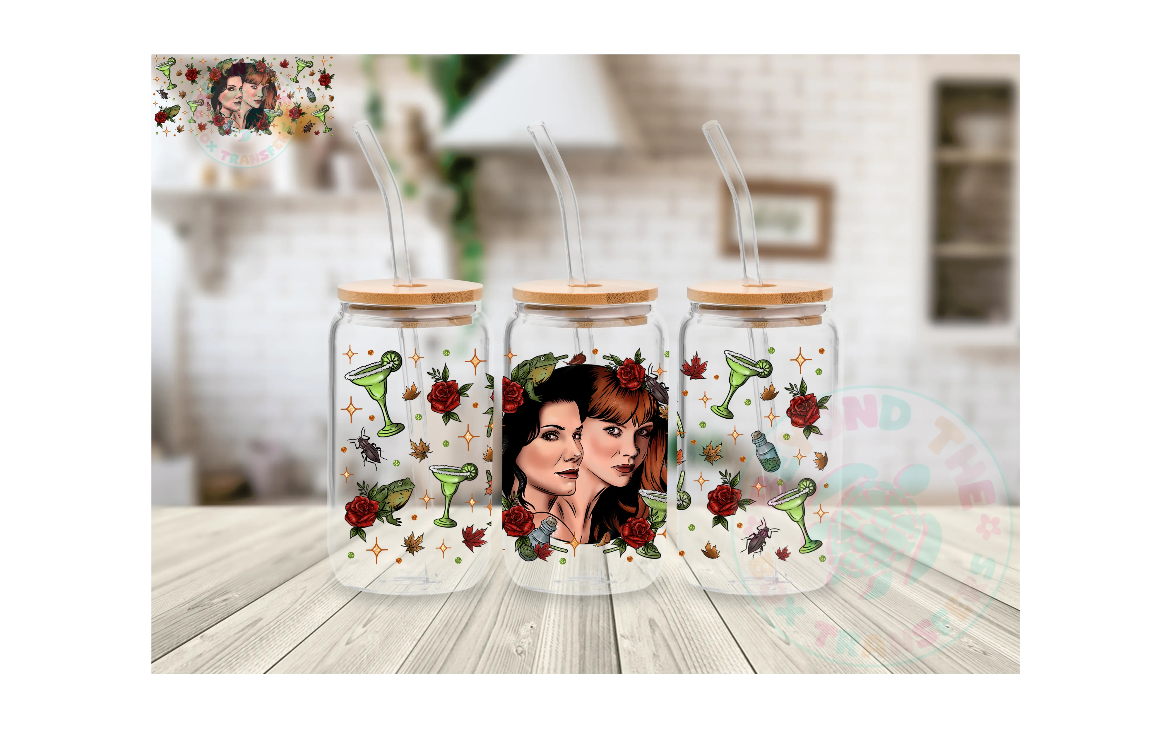 Sisters 16oz UVDTF wrap
