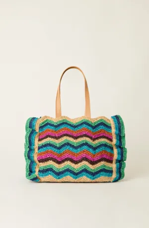 SKYE RUFFLE TOTE