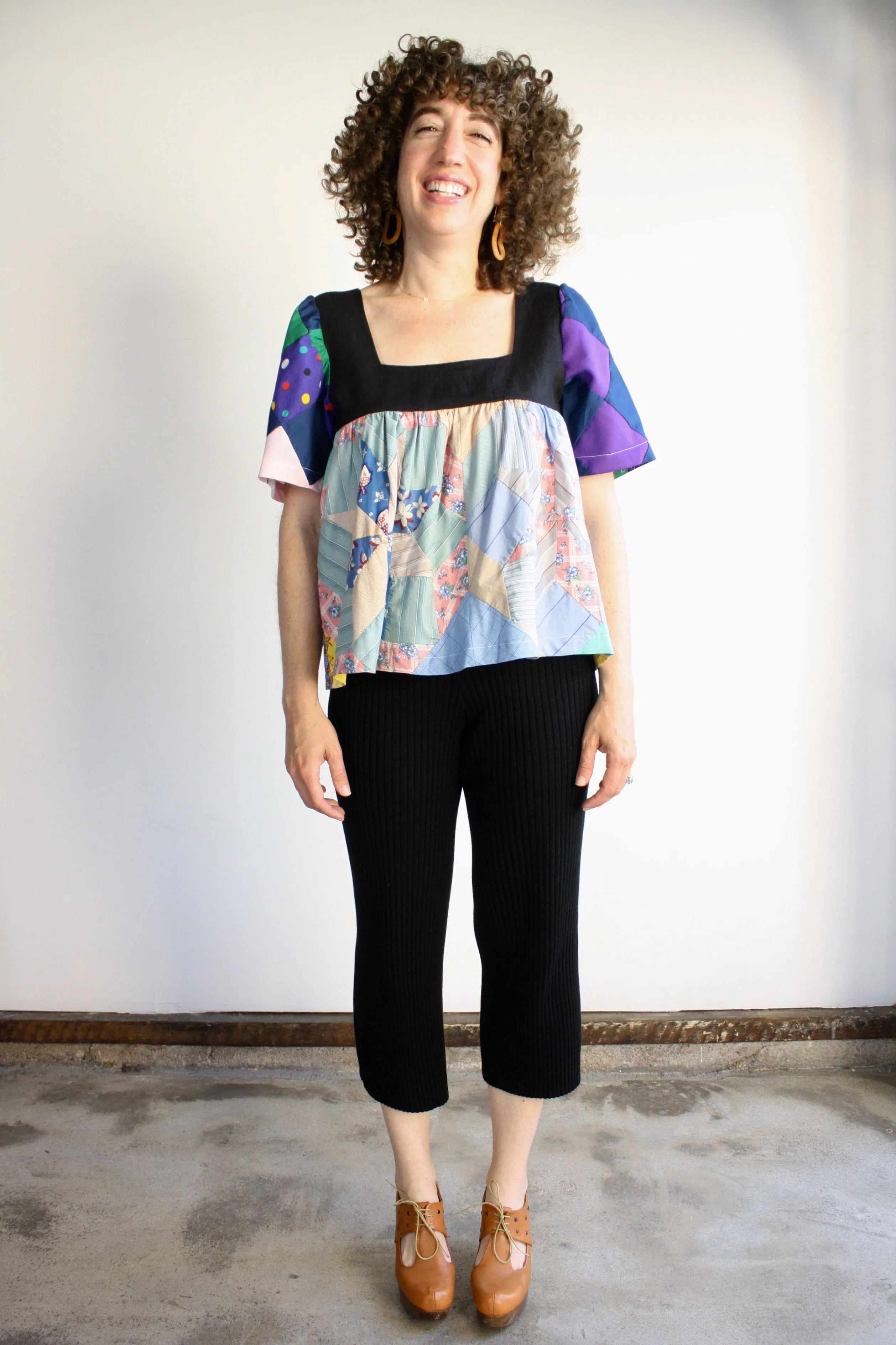 Square Neck Shirt - OOAK Small