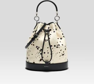 String Leather Women's Bucket Bags