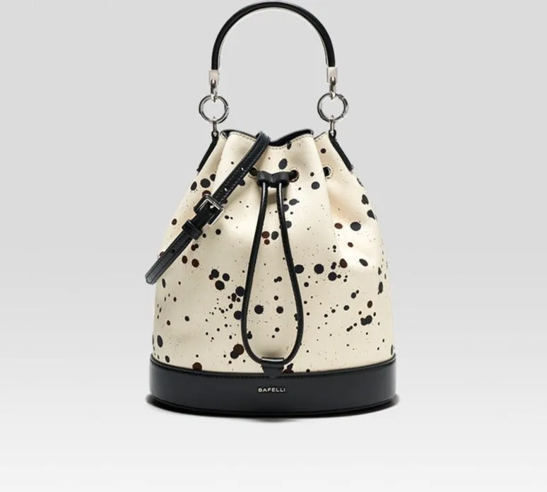 String Leather Women's Bucket Bags