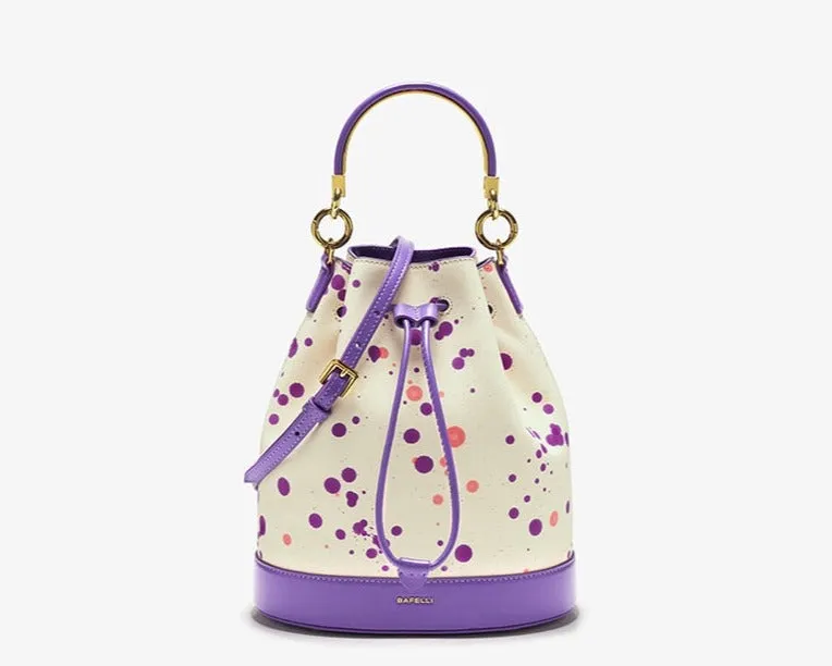 String Leather Women's Bucket Bags