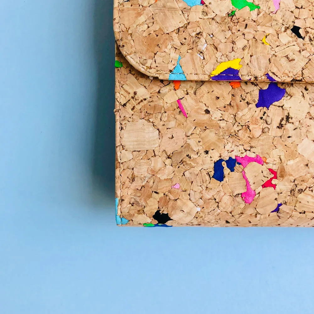 Susie Cork Clutch in Vivid