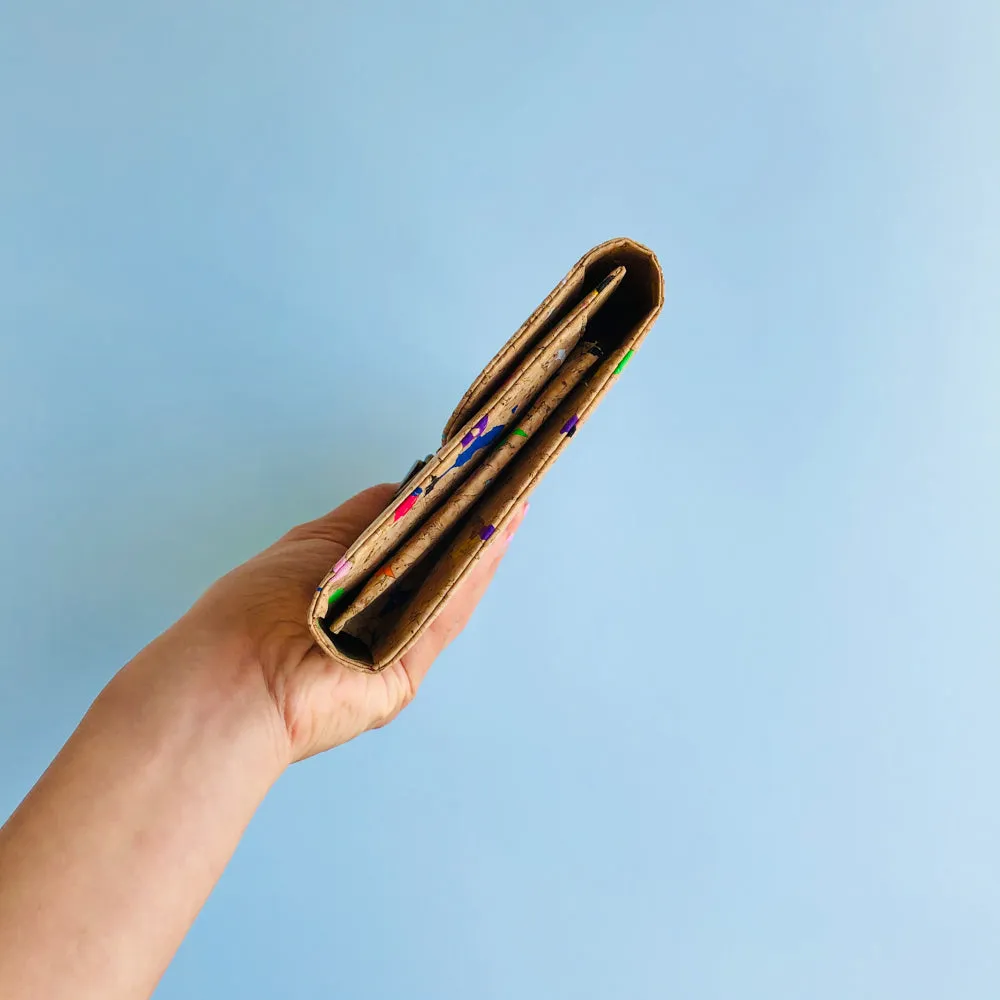 Susie Cork Clutch in Vivid