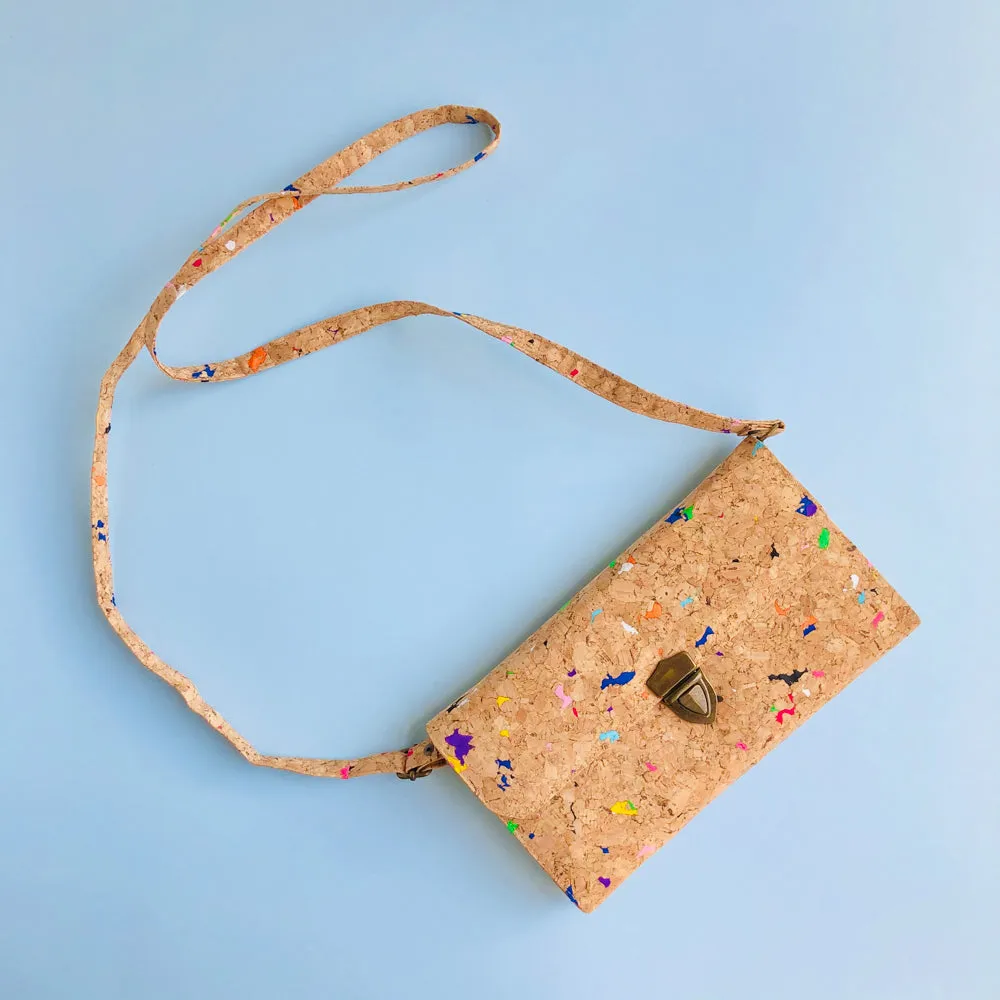 Susie Cork Clutch in Vivid
