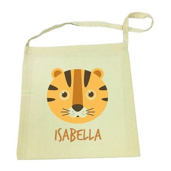 Tiger Calico Tote Bag)