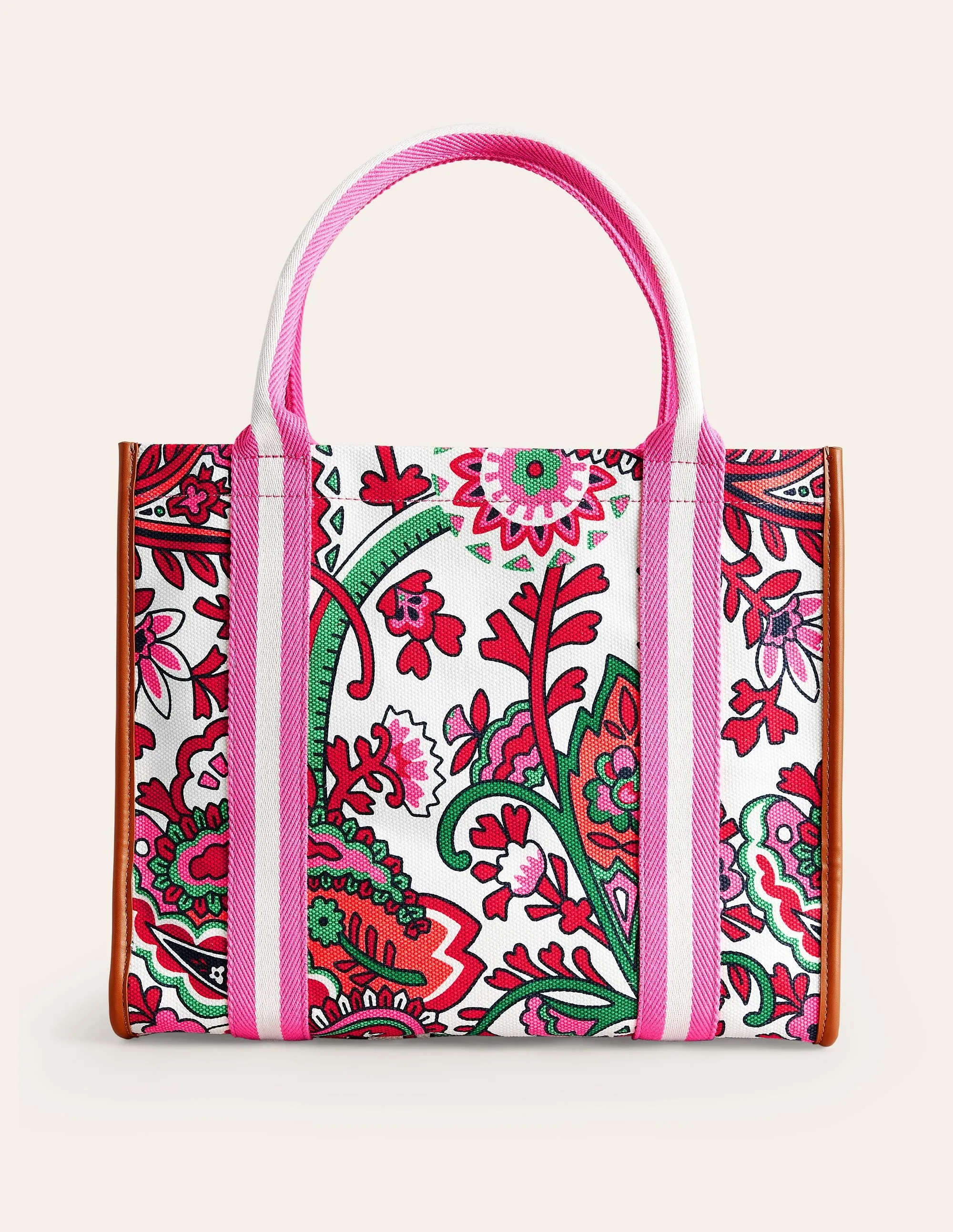 Tilda Canvas Tote Bag-Ivory, Fantastical Paisley