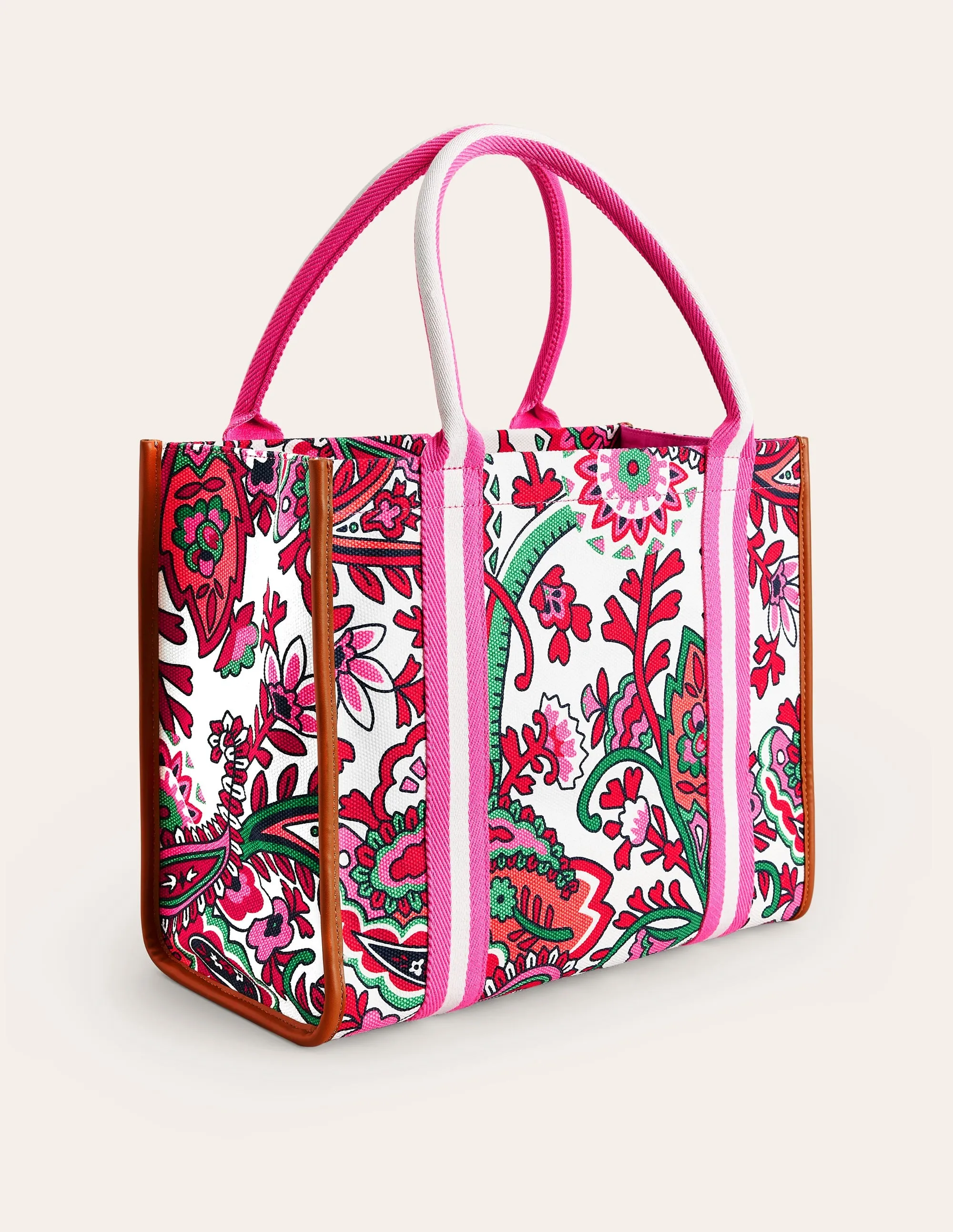Tilda Canvas Tote Bag-Ivory, Fantastical Paisley