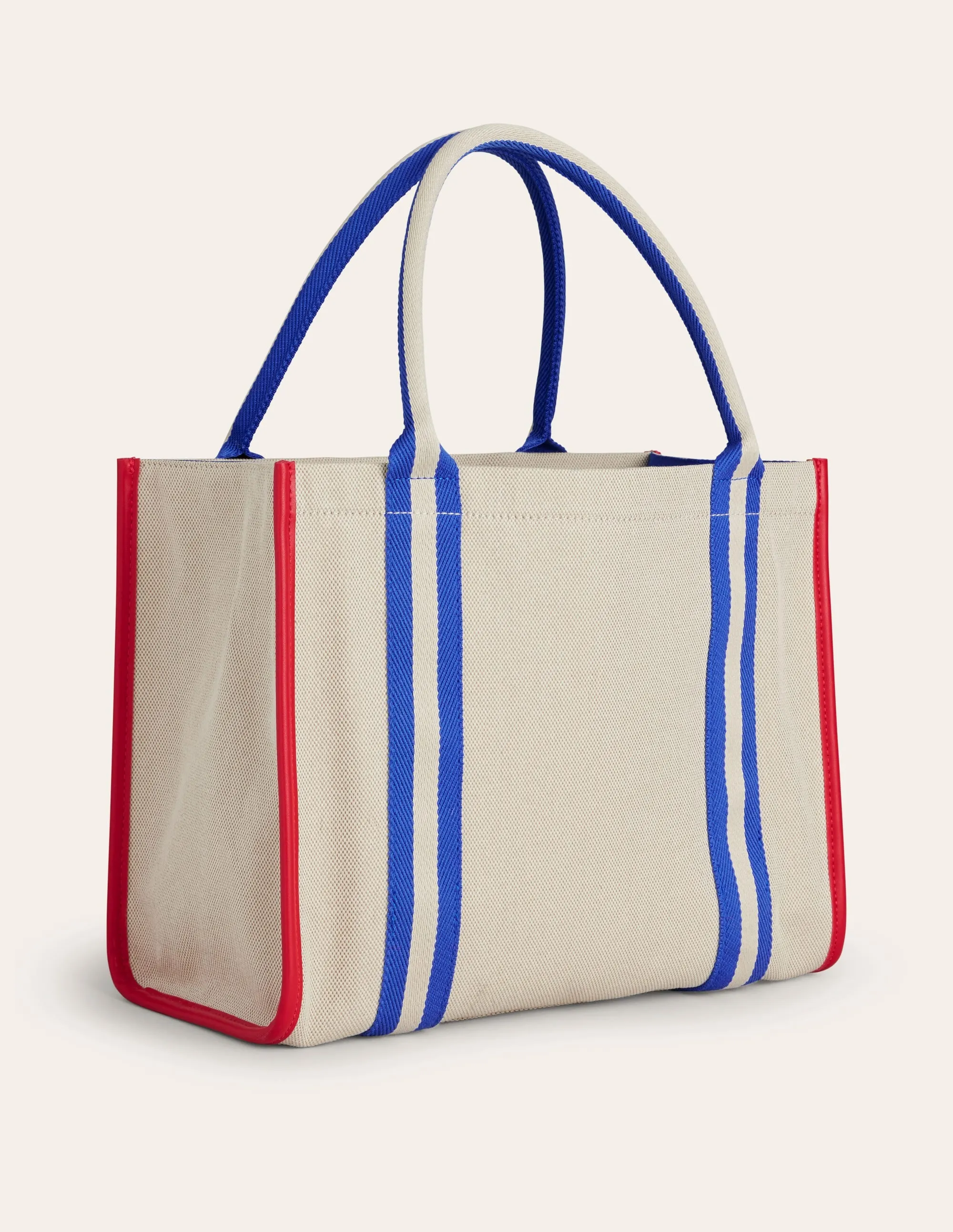 Tilda Canvas Tote Bag-Natural Colourblock