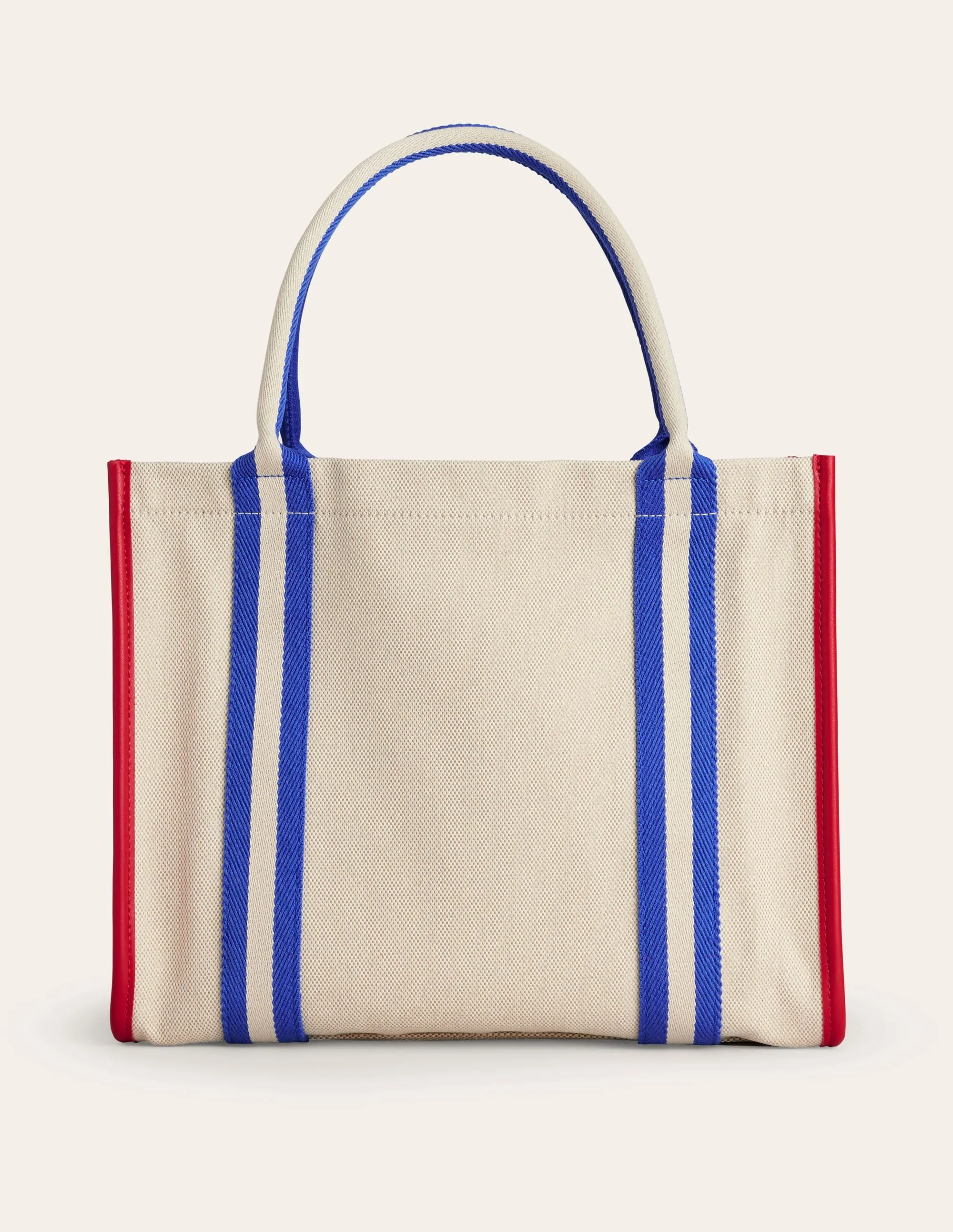 Tilda Canvas Tote Bag-Natural Colourblock