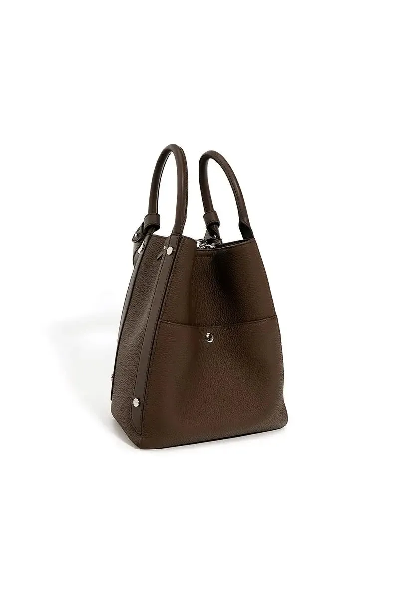 Togo Leather Medium Top-handle Crossbody Bag