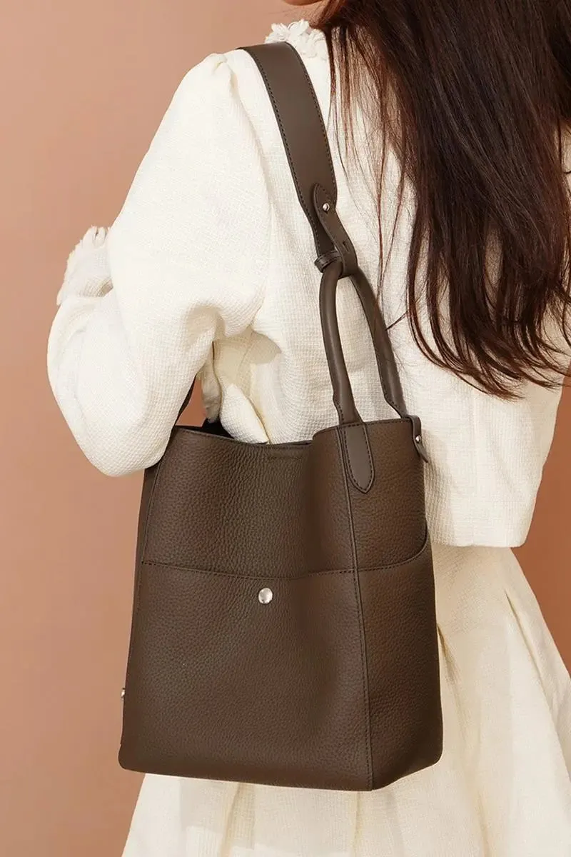Togo Leather Medium Top-handle Crossbody Bag
