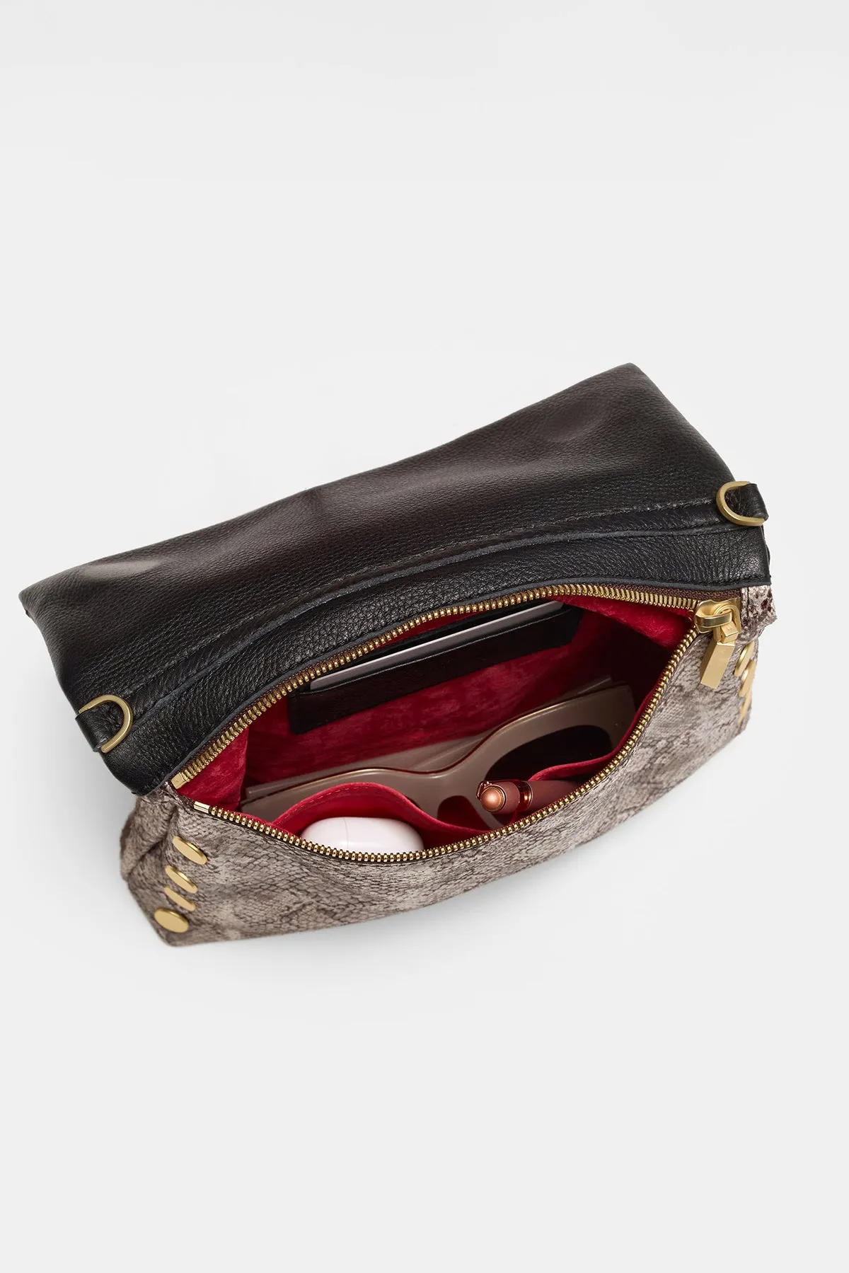 VIP Medium - Contrast Snake/Brushed Gold