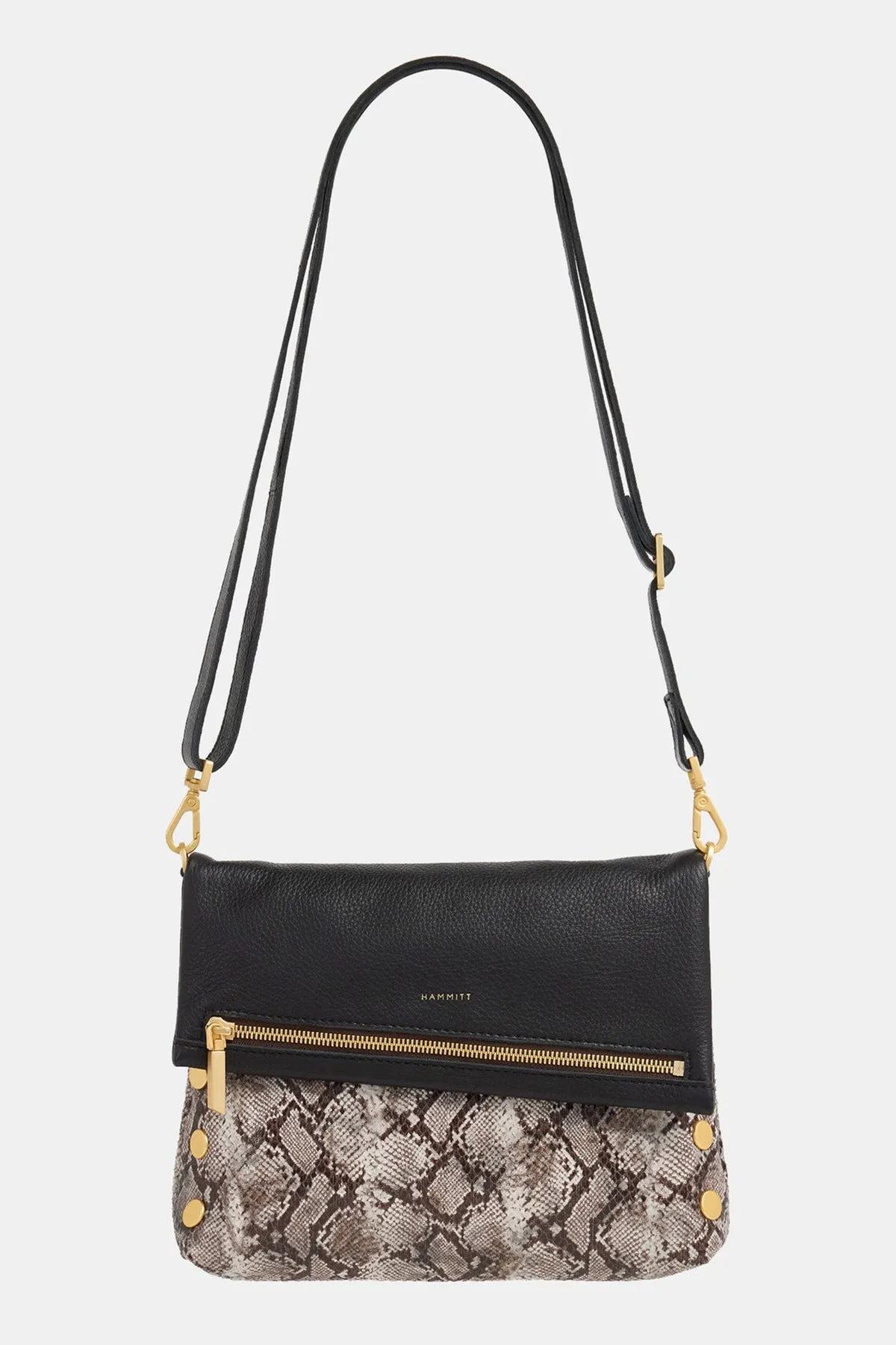 VIP Medium - Contrast Snake/Brushed Gold