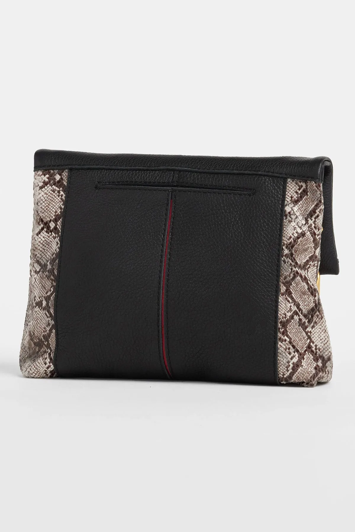 VIP Medium - Contrast Snake/Brushed Gold