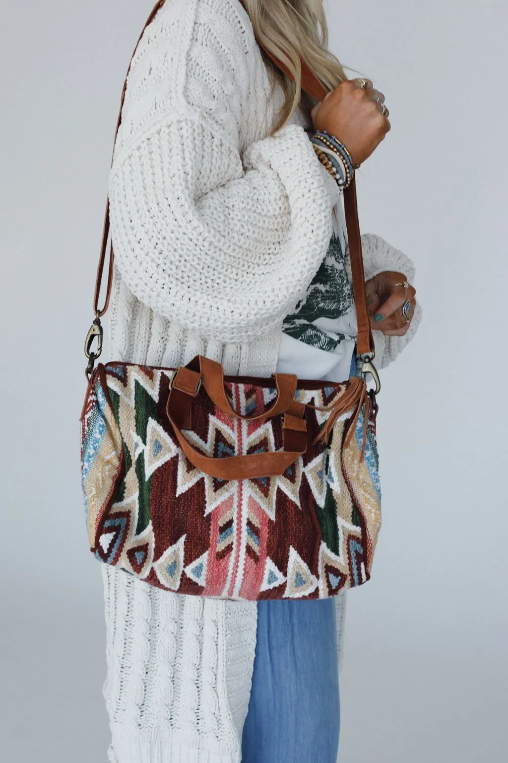 Wanderlust Handwoven Bag - Multi