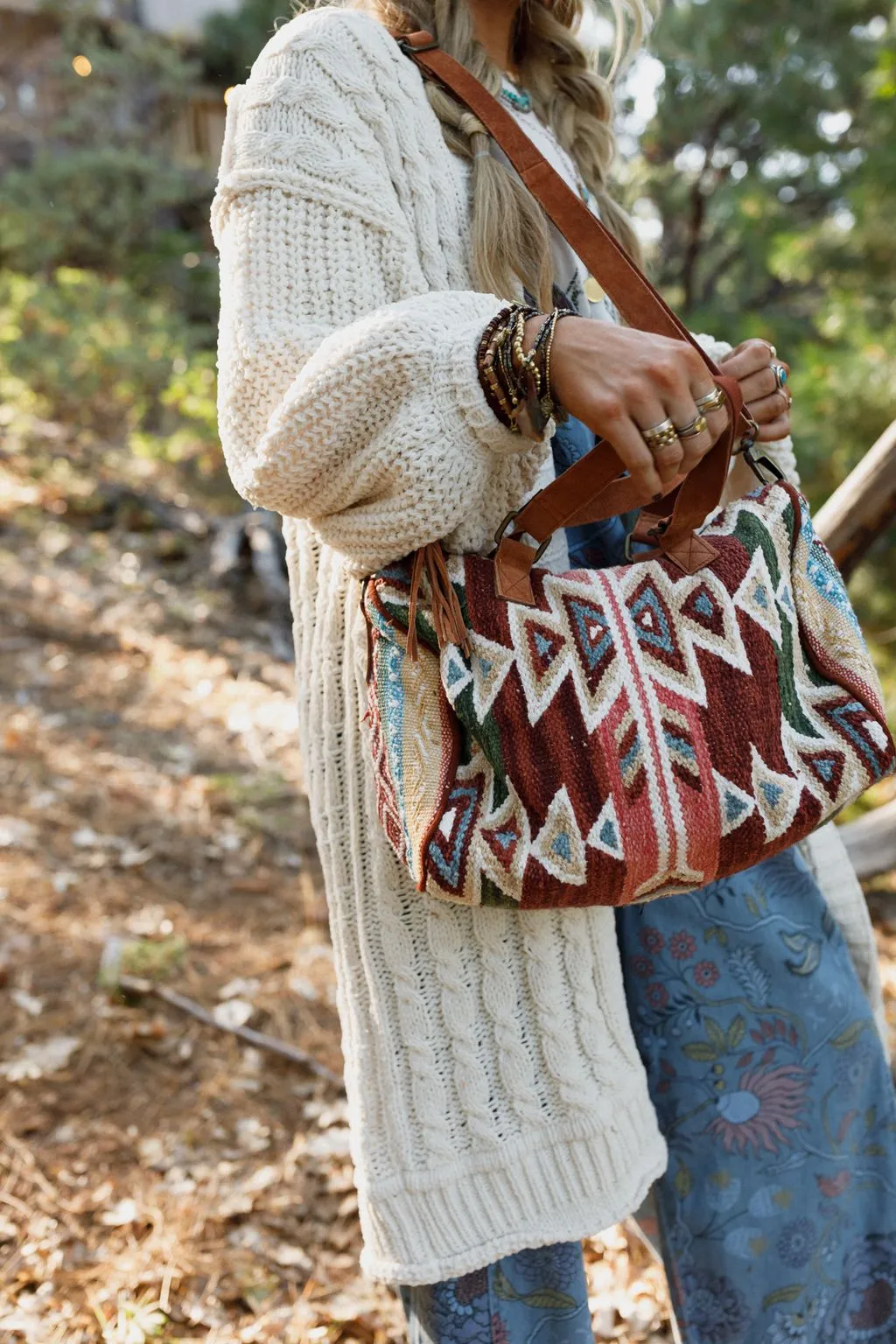 Wanderlust Handwoven Bag - Multi