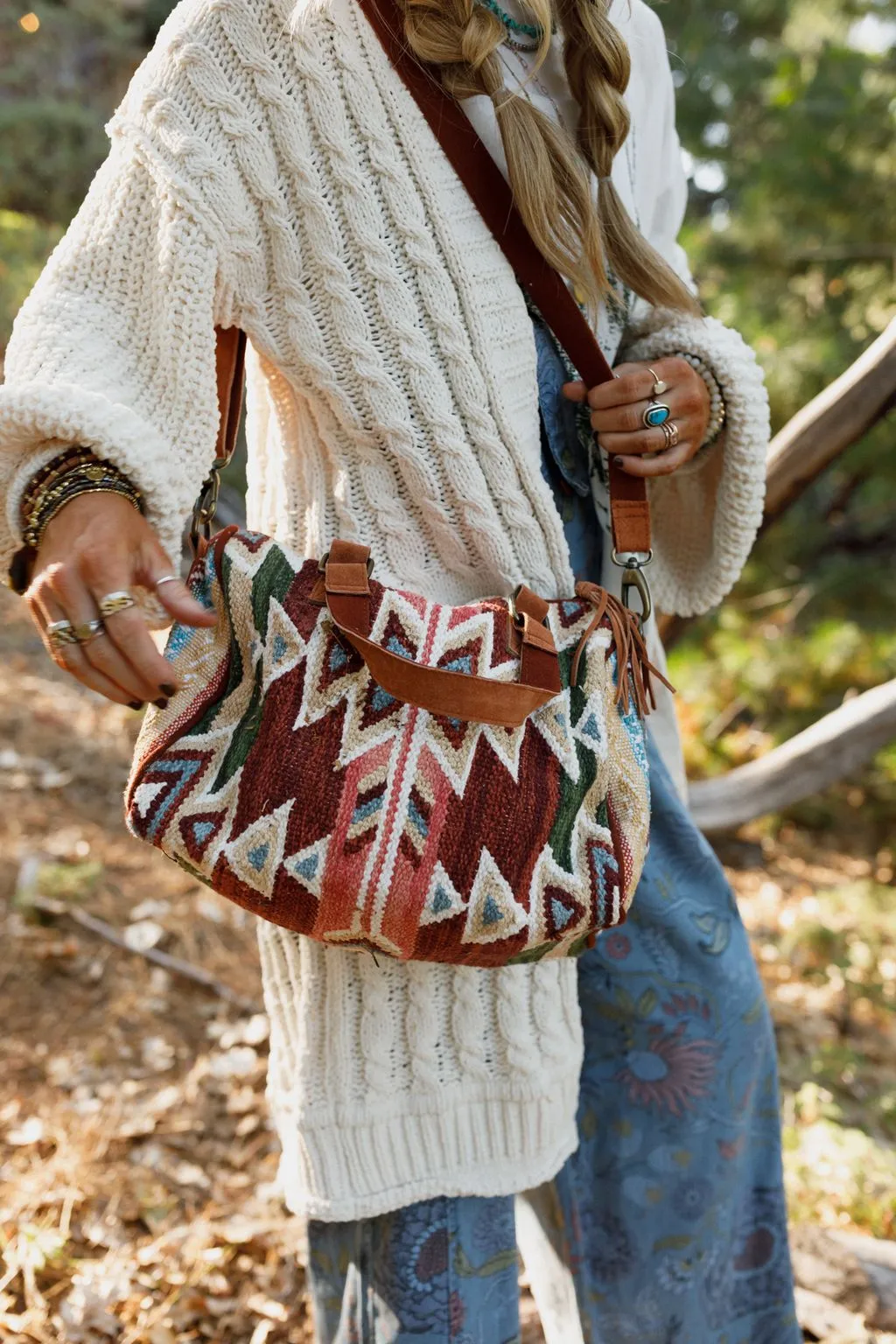 Wanderlust Handwoven Bag - Multi