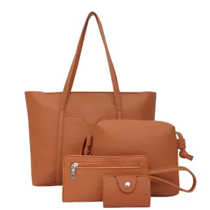 Women Four Set Handbag Big Capacity