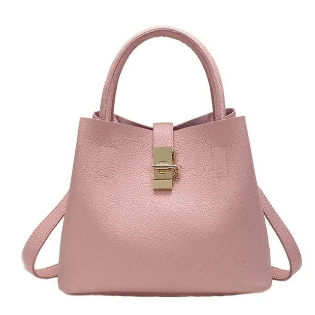 Xiniu Women Bag Soft PU Leather Bucket tote bags for women European women messenger bags bolsa feminina