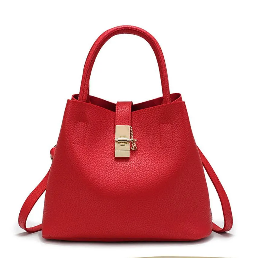 Xiniu Women Bag Soft PU Leather Bucket tote bags for women European women messenger bags bolsa feminina