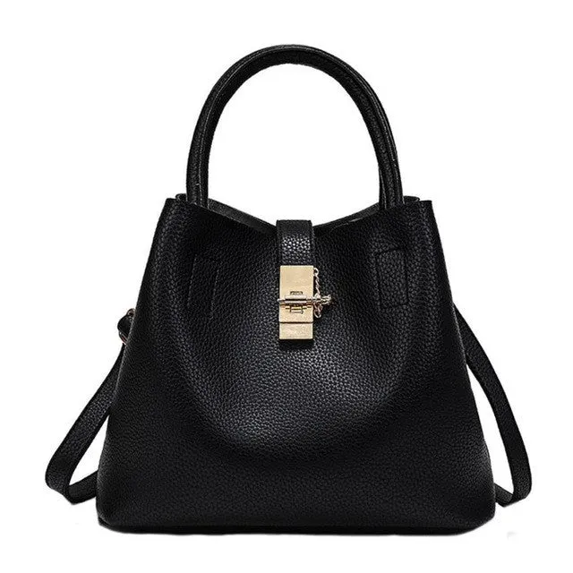 Xiniu Women Bag Soft PU Leather Bucket tote bags for women European women messenger bags bolsa feminina